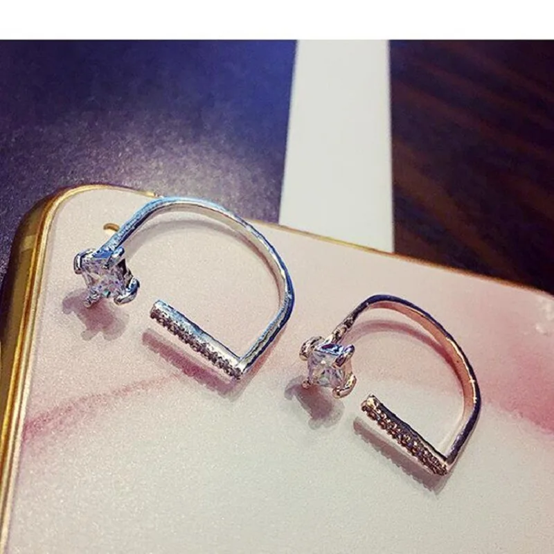 Южная Корея модное популярное нерегулярные Открытие Кольцо Личность Простой