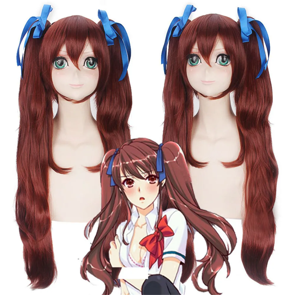 Fate/Stay night Tohsaka Rin другой Akazawa Izumi длинные кудрявые коричневые парики для косплея с