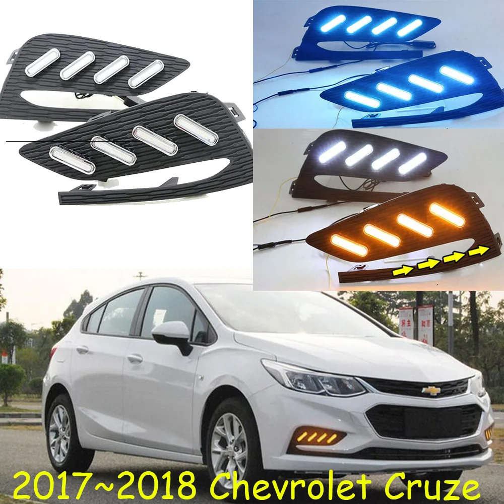 Автомобильный бампер головной светильник для Chevrolet Cruze Дневной 2017 ~ 2018y