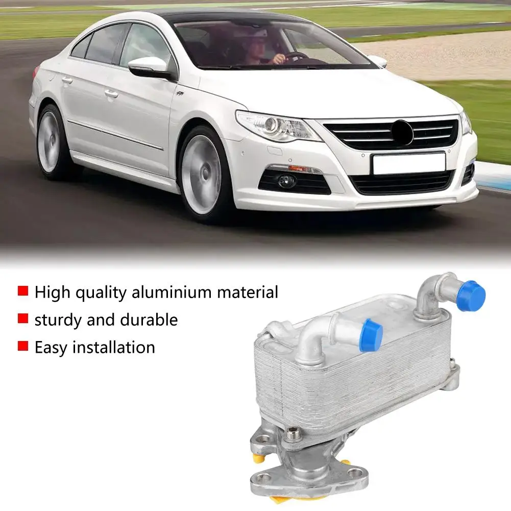Автомобильный масляный радиатор двигателя для VW CC Passat Turbo 2008-2012 3C0317037A аксессуары для автомобиля