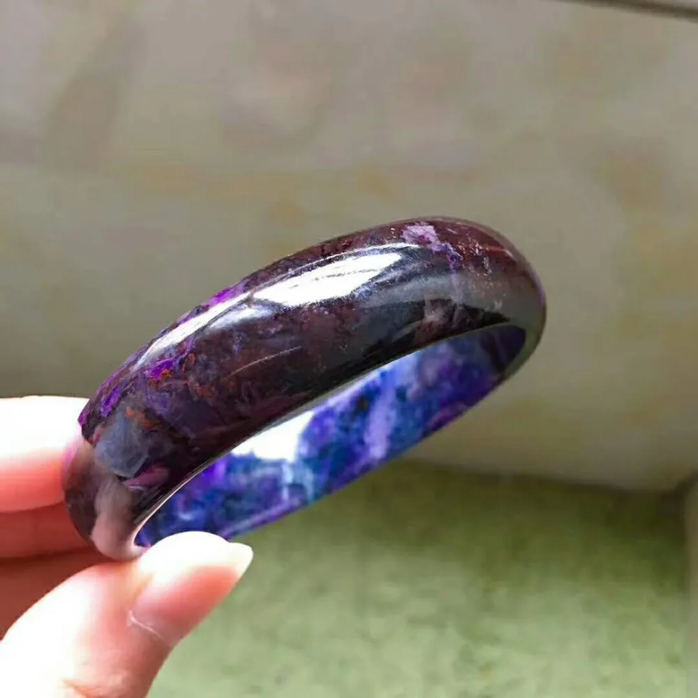 Из натуральной Межзвездный синий Sugilite Самоцветы Камень Для женщин подарок