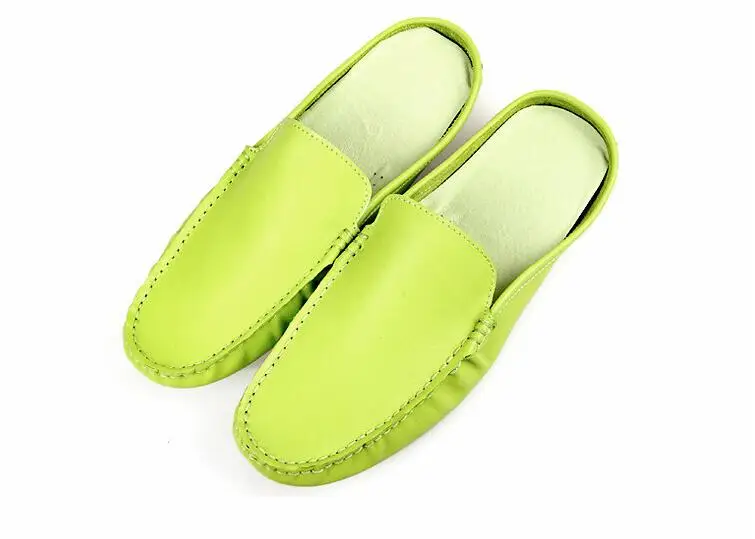 Genuine Leather Men's Moccasin Gommino Driving Smart Casual Shoes Flats Soft Sole Summer Slip-On Scuffs Loafers Slipper | Обувь