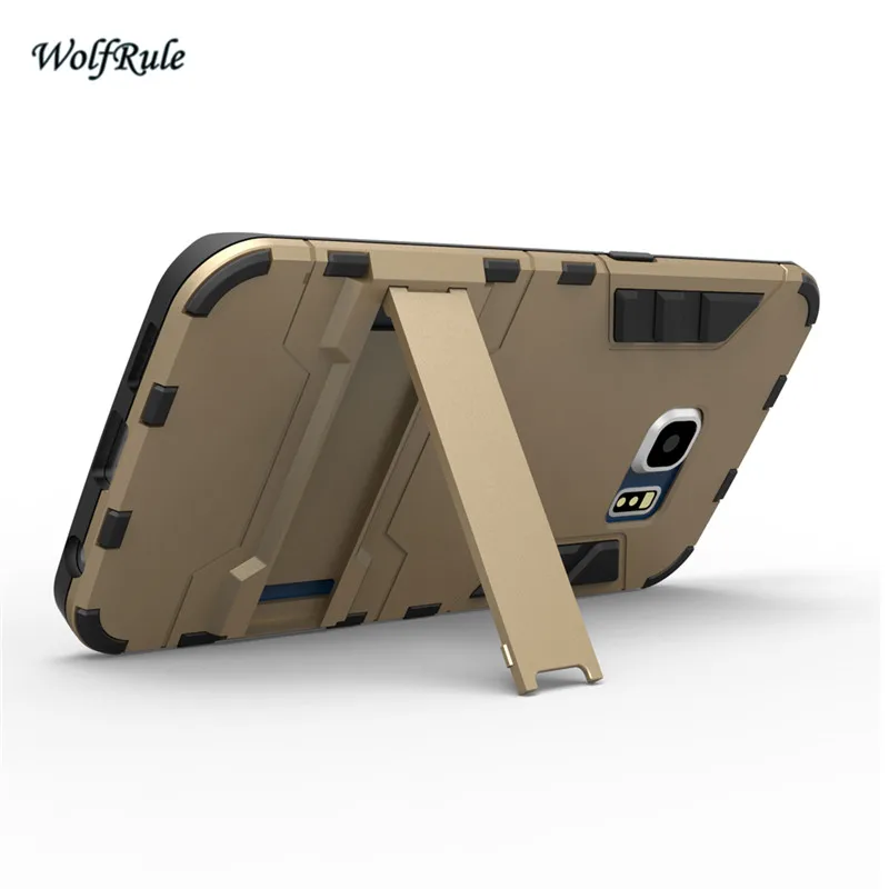 Чехол wolfrole для Samsung Galaxy S6 Edge мягкий чехол из ТПУ + ПК чехол-подставка G9250 | Мобильные