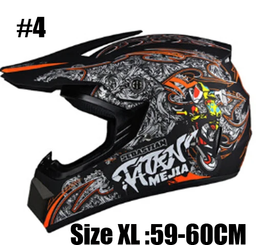 AHP ABS мотоциклетный шлем классический велосипедный MTB DH гоночный детский шлем для мотокросса горный велосипедный шлем для детей маленький размер/М/Л/XL - Цвет: Model 4 XL