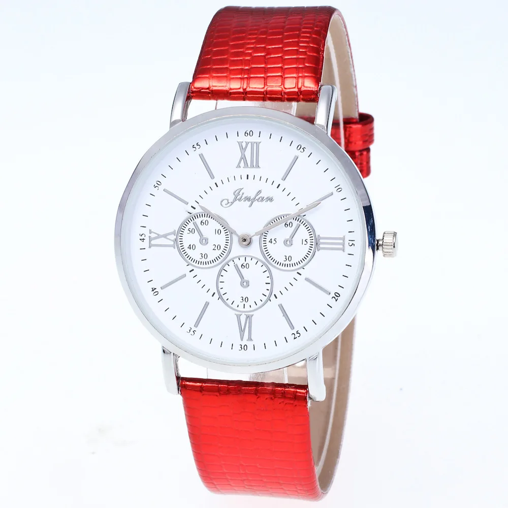 Модные новые женские часы с римскими цифрами мужские и деловые простые