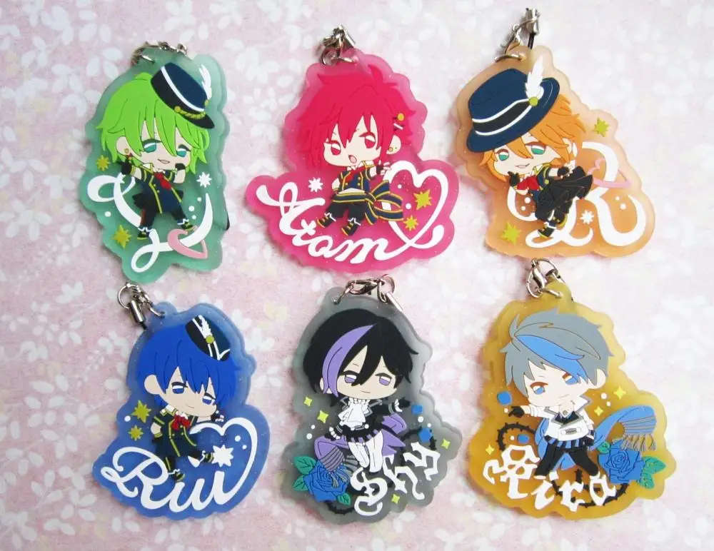 Резиновый брелок для ключей № 4 аниме марник LAGRANGE POINT M4 L shy|japanese anime|keychain animekeychain l |