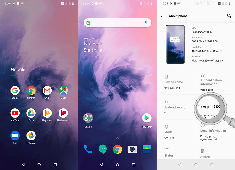 Подарки Global Oneplus 7 Pro смартфон Oxygen Android 9 Snapdragon 855 Восьмиядерный 6,6" 3120x1440 изогнутый край OTA 30 Вт телефон