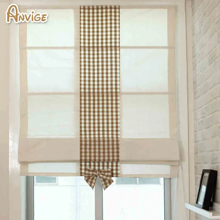 Modenr полосатые хлопковые римские шторы из ткани с жалюзи на заказ|shutter window|blinds