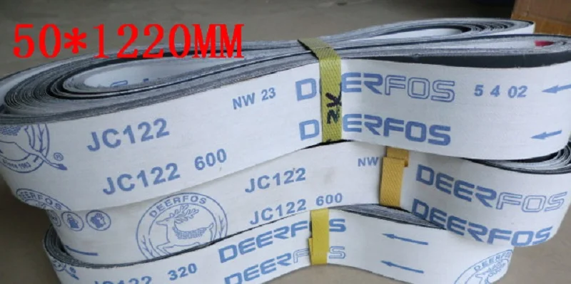 Новые 5 шт. 1220*50 мм абразивные шлифовальные ленты из карбида кремния, 48*2 дюйма P60-1000 грубая и тонкая заточка, аксессуары для шлифовального станка.