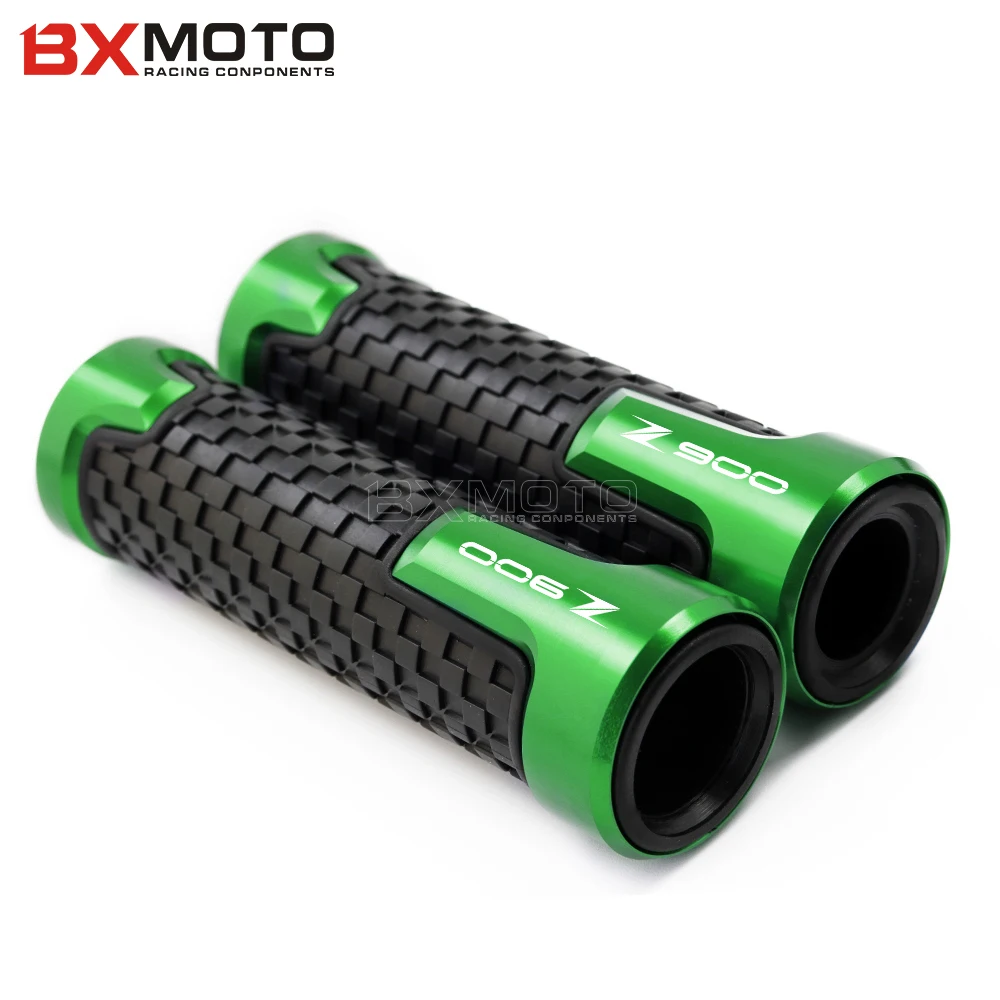 Логотип Z900 7/8 ''22 мм CNC рукоятки для мотоциклов гоночный руль ручка для KAWASAKI Z900 Z 900 ручки на руль