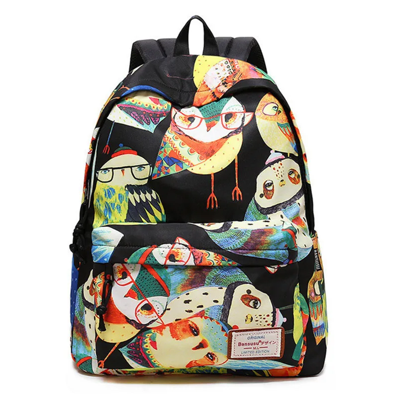 

3D Printing Daily Backpacks Women School Backpack Casual Travel Bag For Teenager Girls Schoolbags Female Fashion mochila
