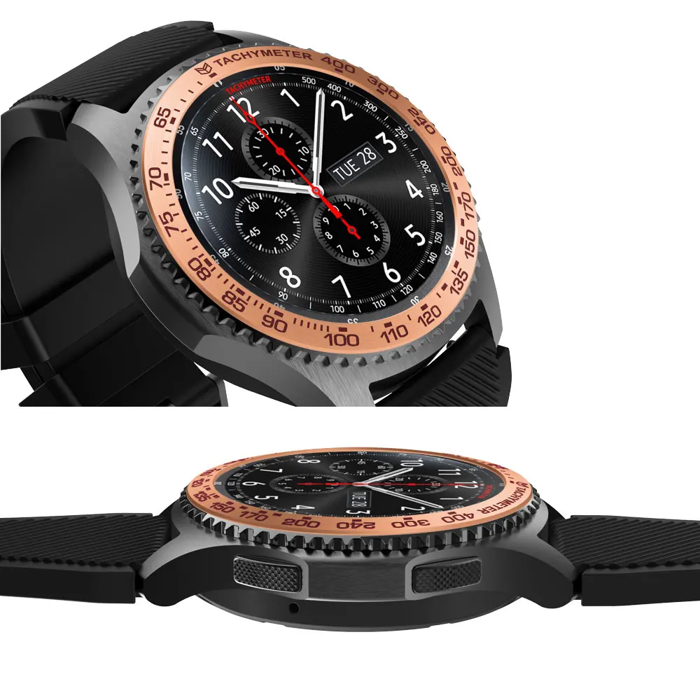 Металлический ободок для gear S3 Frontier/классический защитный ободок для samsung Galaxy Watch 46 мм чехол для часов аксессуары для ремешка