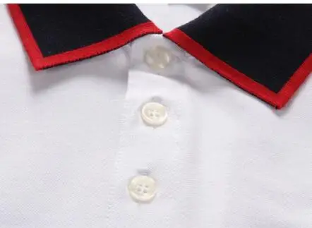 Новинка 2019 мужские модные рубашки поло в полоску с вышивкой пчелами рубашка