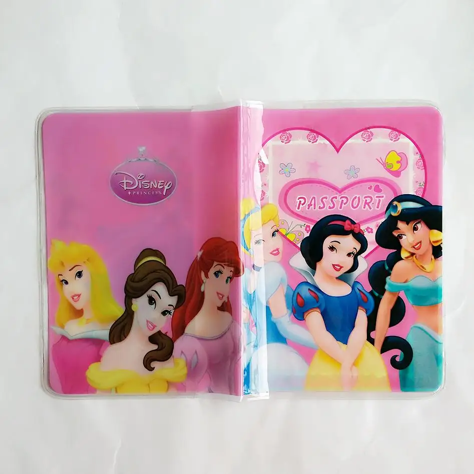 Держатель для паспорта принцессы из искусственной кожи Женская Обложка Чехол