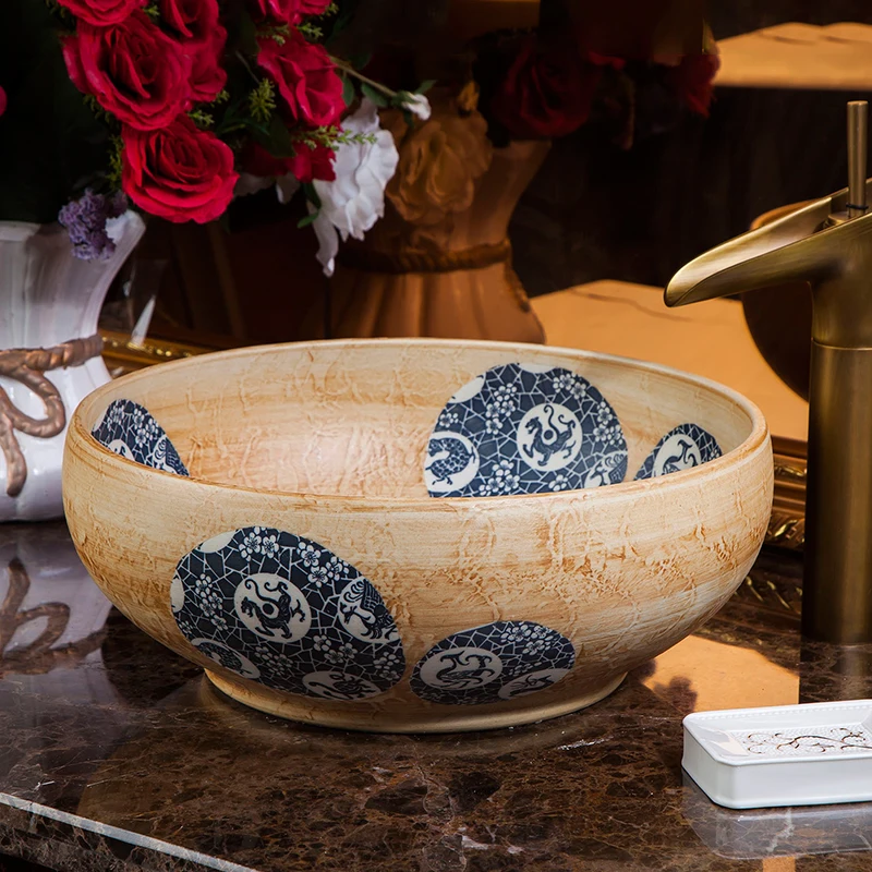 Фабрика Jingdezhen непосредственно Керамическая ручная роспись коричневый круглый