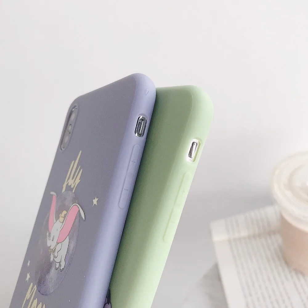 COPEONE милая картонная слон Дамбо чехол для телефона Apple iPhone 7 plus 6 6s 8 плюс мягкий ТПУ