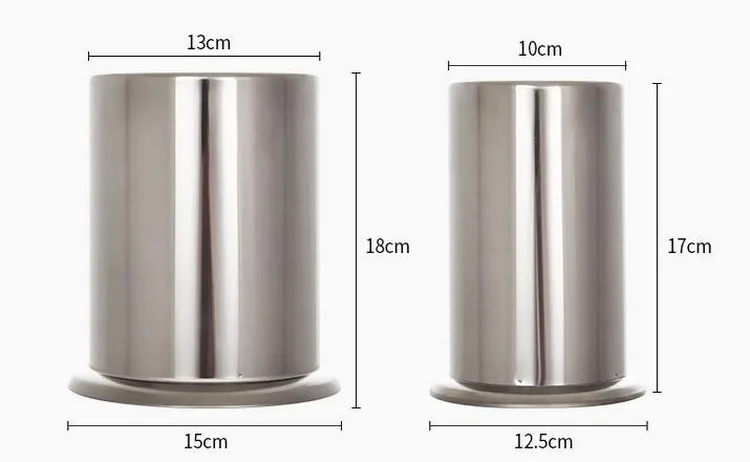 Толстая цилиндрическая палочка для еды из нержавеющей стали держатель пипетки