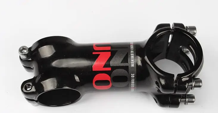 gloss 7-80mm 126g 60/70/80/90/100/110/120/130 мм 31,8x28,6 мм горный велосипед 17/7 степени блеска/матовый велосипедный вынос руля UNO MTB дорожный велосипед - Цвет: gloss 7-80mm 126g