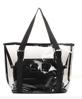 Transparent bag 2016 new summer Korean version of the beach jelly crystal shoulder | Багаж и сумки