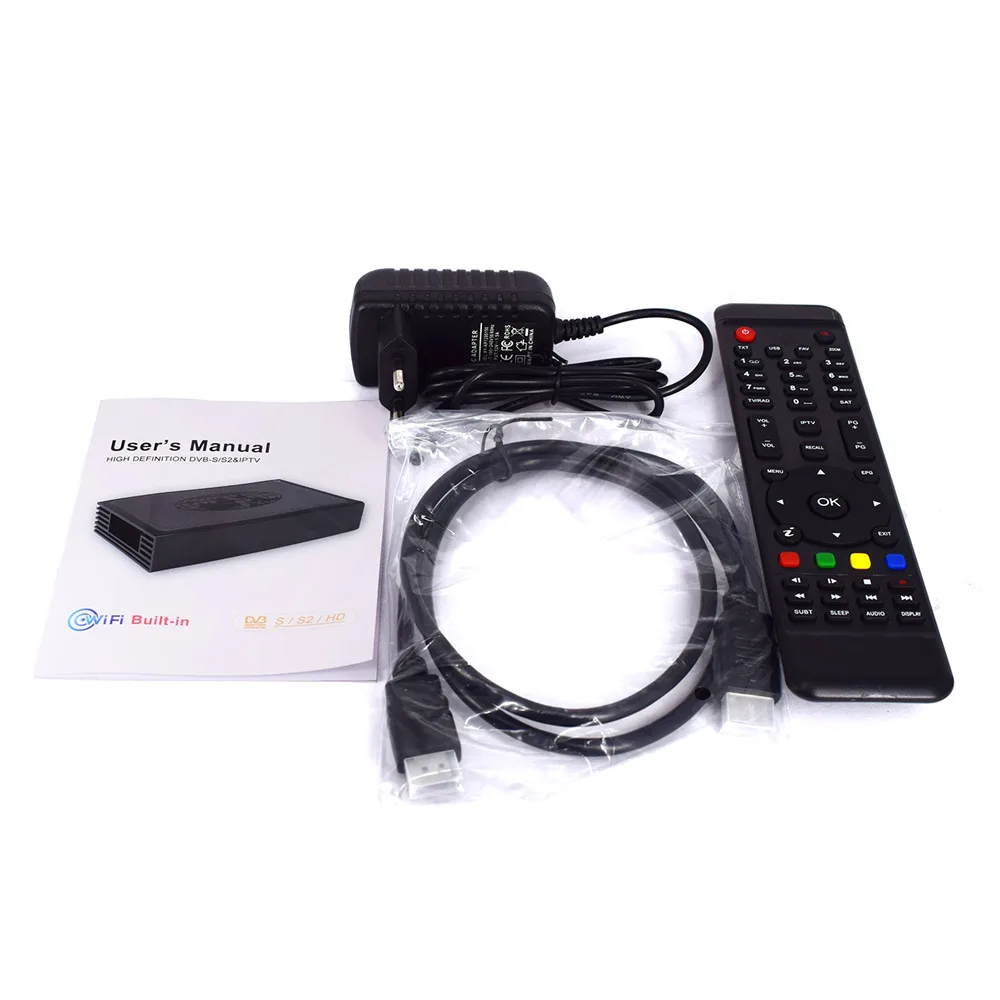 Спутниковый ресивер hd V8 Magic 1 год 7 Cccam Cline DVB-S2 H.265 встроенный wifi рецептор 1 год Европа cline V9 супер поддержка IPTV