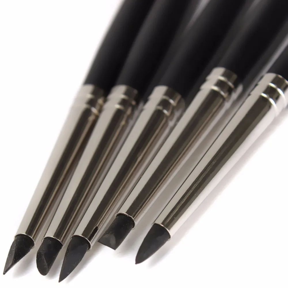 5 шт. инструменты из полимерной глины резьба кисть для поделок керамические