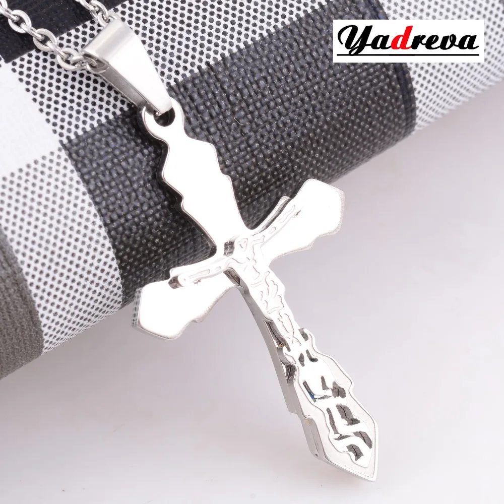 Подвеска в виде крестиков из нержавеющей стали подарок для мужчин 0095HY|steel cross
