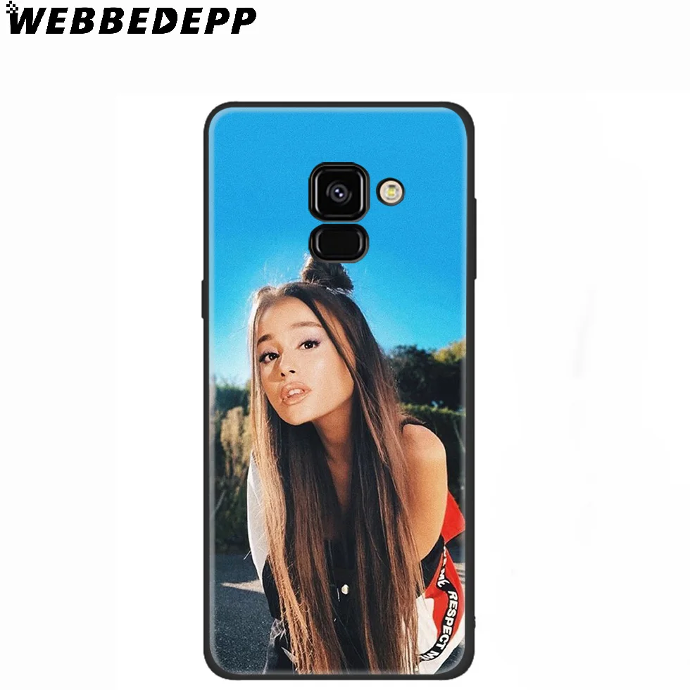 WEBBEDEPP Ariana Grande сексуальный силиконовый чехол для Samsung Galaxy A3 A5 A6 A7 A8 A9 A10 A20 A30 A40 A50 A70 M10