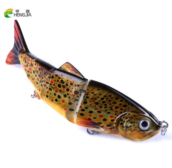 HENGJIA 12 см 16 4 г воблеры рыболовная приманка сегментная Swimbait жесткая искусственная