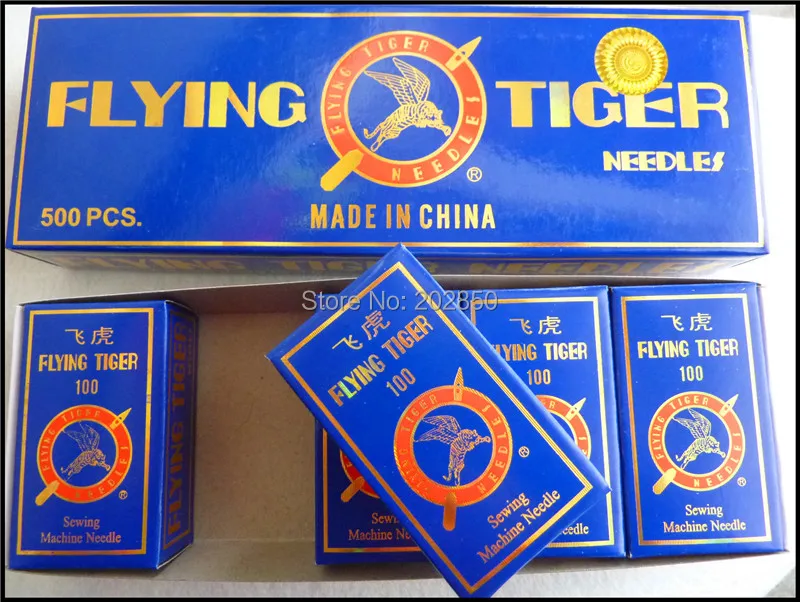 Иглы для бытовой швейной машины HAx1 15x1 90/14 бренд Flying Tiger 100 шт. игл в партии певиц