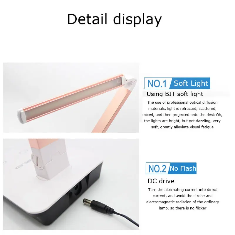 Livewin USB светодиодный настольная лампа Уход за глазами аккумуляторные Настольные