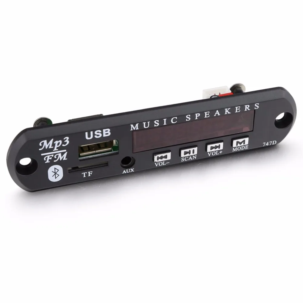 M515 Bluetooth 12 в MP3 WMA декодер плата мультиформатная аудио декодер плата MP3 декодер модуль USB TF радио для автомобиля аксессуары