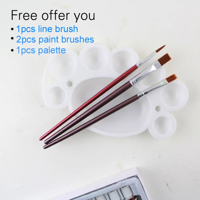 18 видов цветов 12 мл набор акриловая краска керамика стеклянная цвет стекло