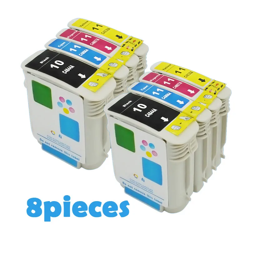 8 xiongcai совместимый с планшетом 10 11 Designjet 110 100plus C4844A Inkjet 2800dt 2800dtn принтер для HP10 HP11 |