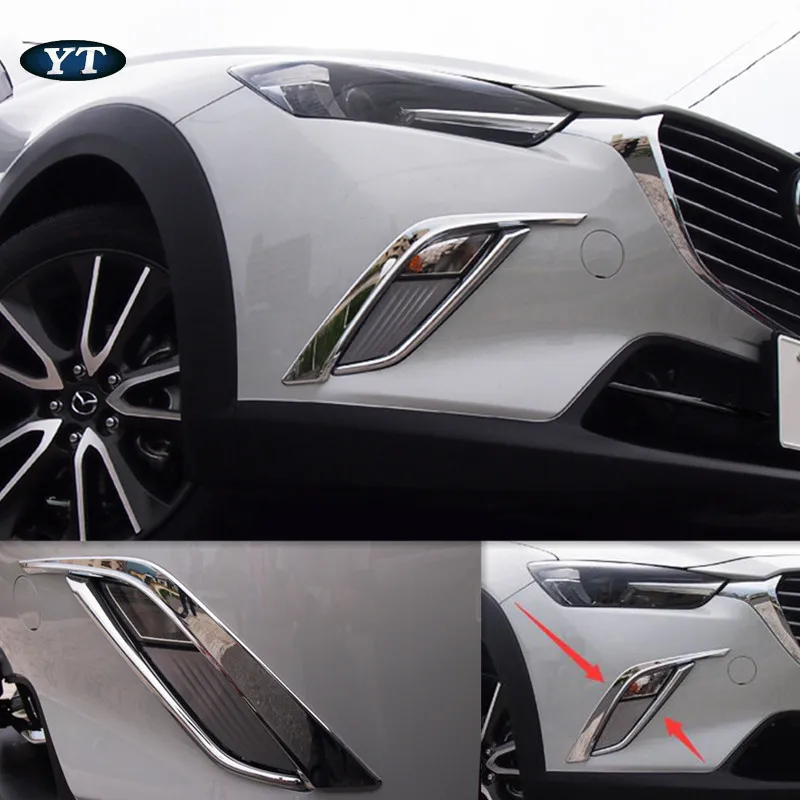 Крышка противотуманной фары для автомобиля накладка передней mazda CX 3 cx3 2016 2019 ABS