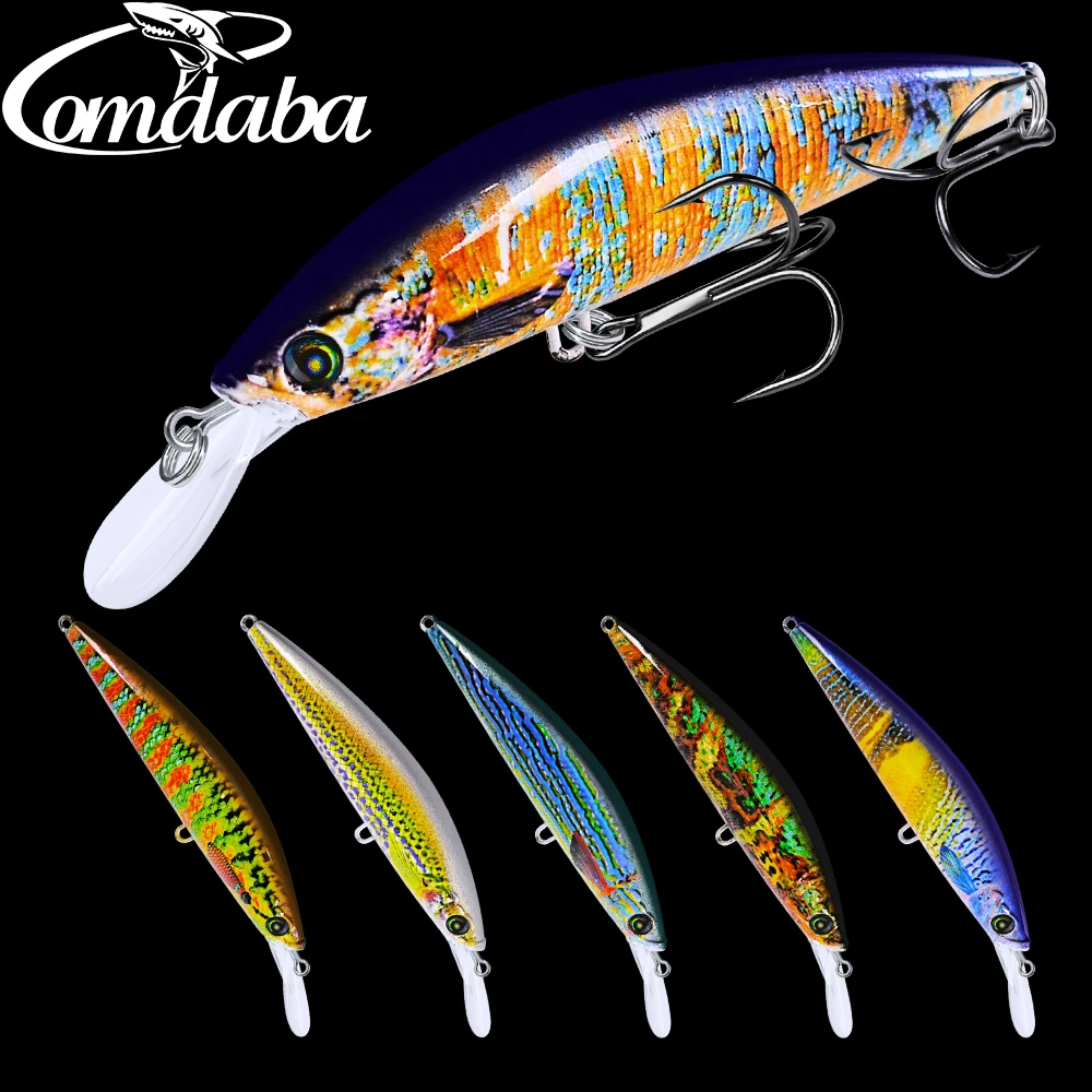 6 шт. Minnow 4 33 &quot 11 см приманка для рыбной ловли рыболовная искусственные жесткие