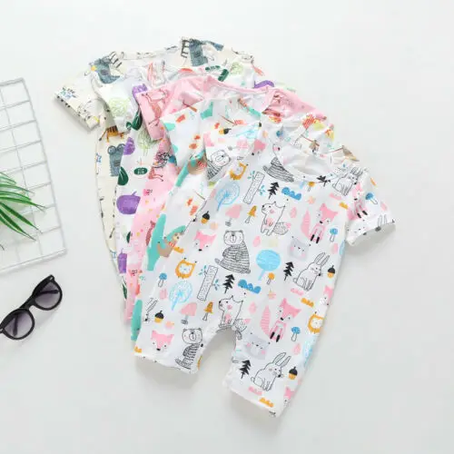 Детский комбинезон для новорожденных мальчиков и девочек хлопковый комплект