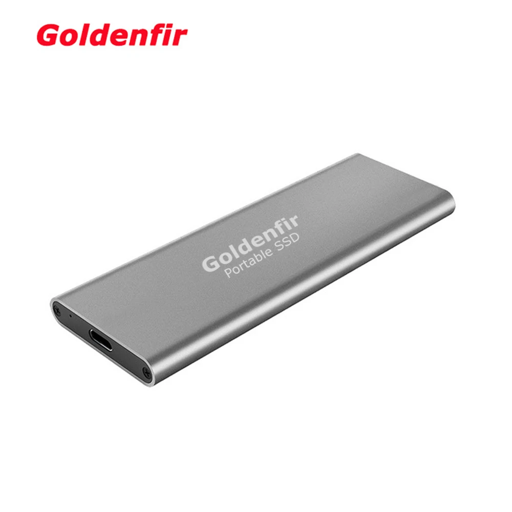 Goldenfir новые товар Портативный SSD USB 3,1 64 Гб 128 ГБ 256 512 1 ТБ внешний твердотельный накопитель для Бизнес и частные