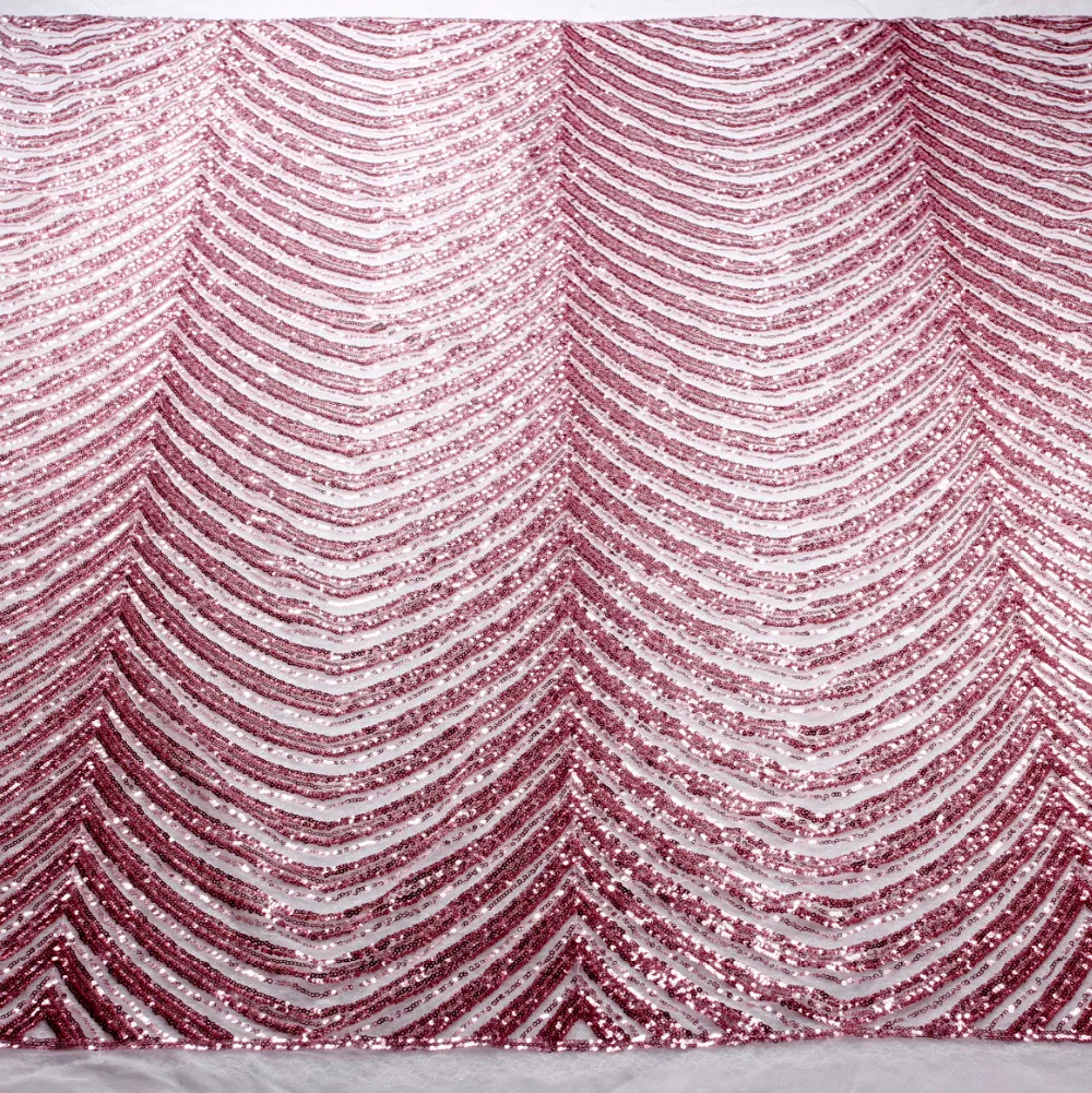 Новое модное розовое блестящее свадебное платье из квадратной сетчатой ткани с