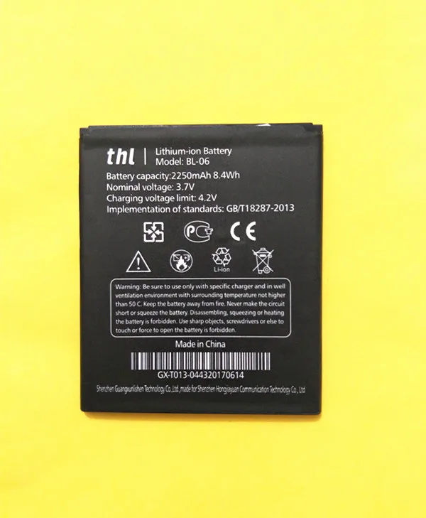 Сменный аккумулятор BL06 BL 06 BL-06 для THL T6 Pro T6C T6S / DEXP IXION ES2 5 дюймов мобильный телефон