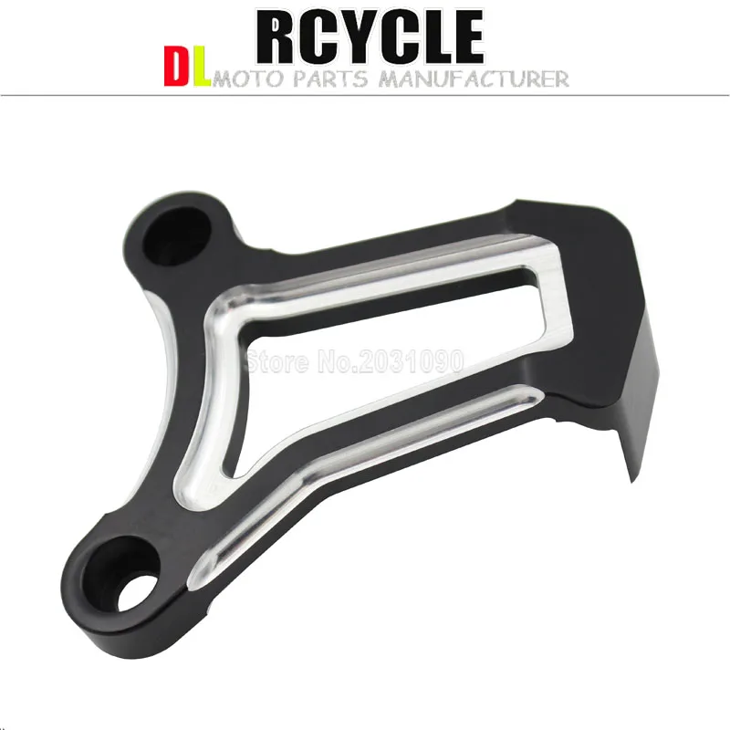 Черный Кронштейн для переднего двигателя Harley Touring электровелосипеда Glide Road King FLH/T