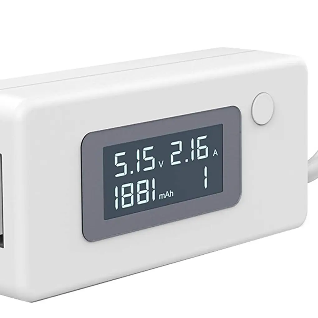Горячая ЖК-дисплей USB Напряжение/Ампер Измеритель мощности тест er мультиметр тест скорости зарядных устройств кабели емкость блоков питания