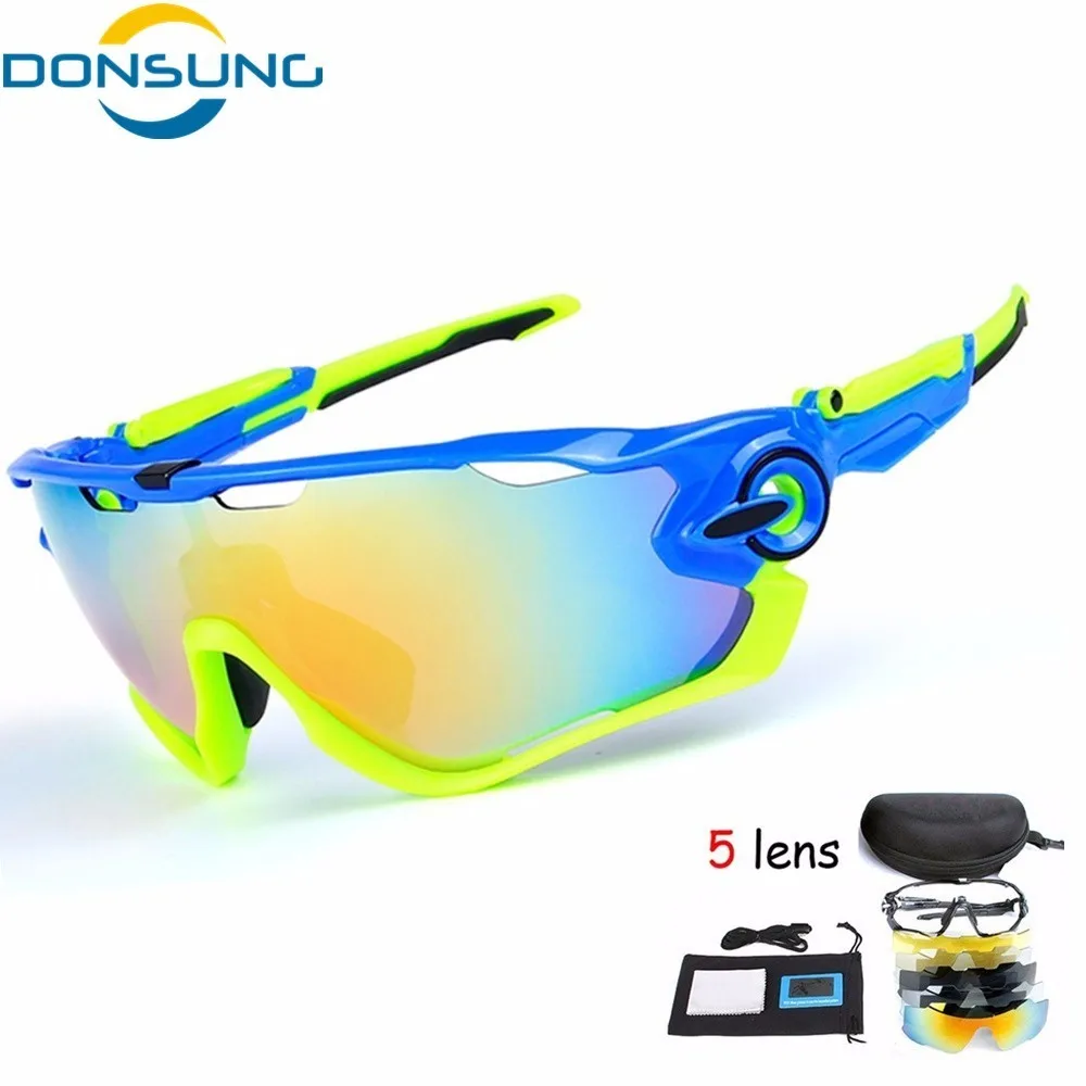 2018 Cycling Glasses Men Polarized 5 Lens Sunglasses Women Sport Bike Eyewear UV400 TR90 Goggles Bicycle Sun | Спорт и развлечения