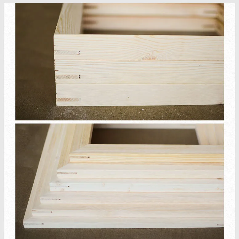 Носилки для масляной живописи подходит всех видов diy рамка из выпуклого дерева