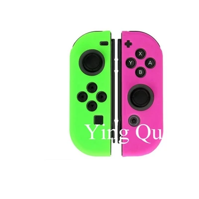 Силиконовый резиновый чехол-накладка для kingd Switch Joy Con контроллер для kingdoswitch NX NS Joycon Grip - Цвет: B