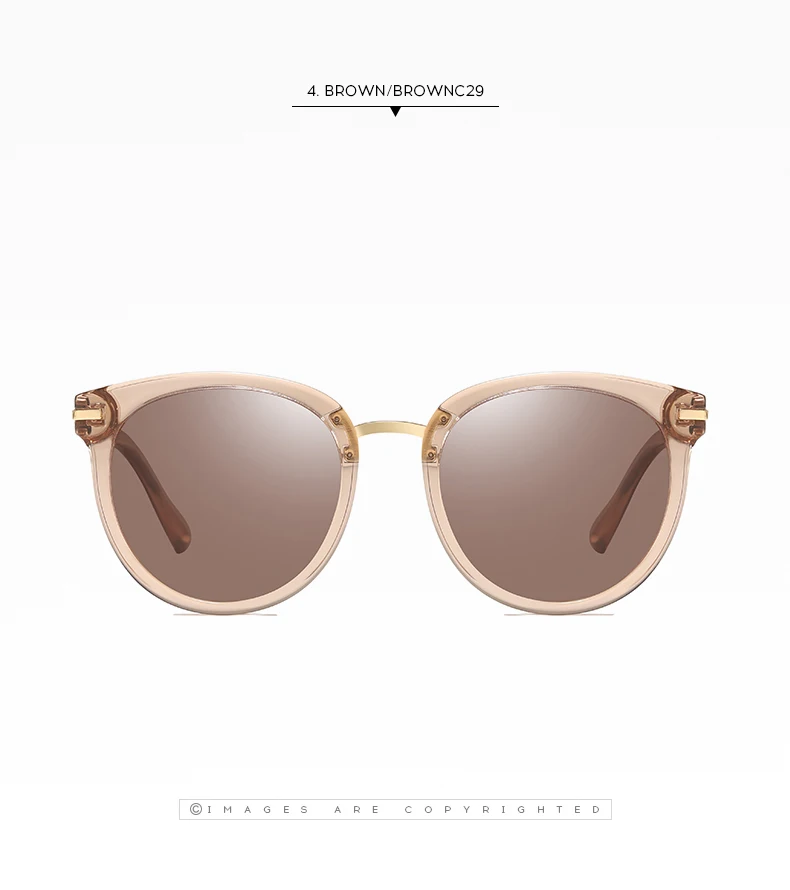 Ruosyling Sunglasses Women Female Polarized UV 400 TAC Lens Dark Round Shades Sun Glasses Ladies Girls Luxury Glasses Beach