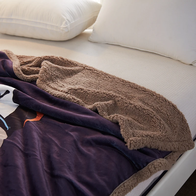 Милый маленький Лисий узор большая версия цветочный французский вельвет двойной