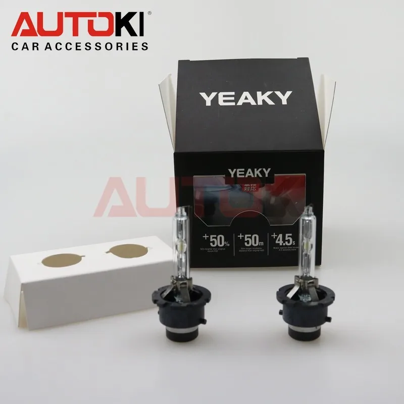 Ксеноновая лампа Autoki Yeaky 35 Вт 12 В ксеноновая высокой яркости D2S линза проектора 4500K