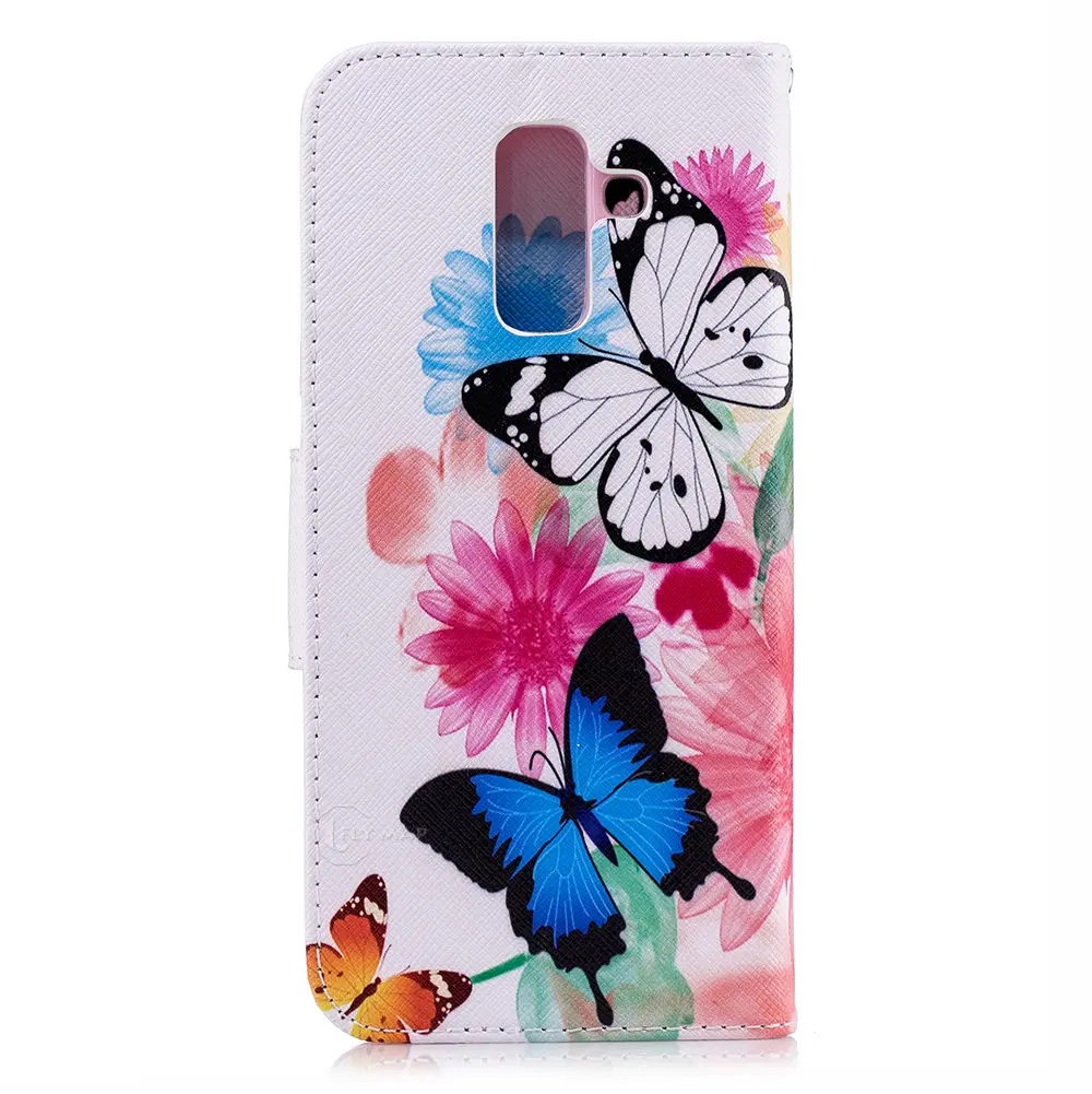 Флип чехол для Samsung Galaxy A6 Plus 2018 A605F A605FN/DS кожаный телефона A 6 SM A605FN/DS|leather case|case