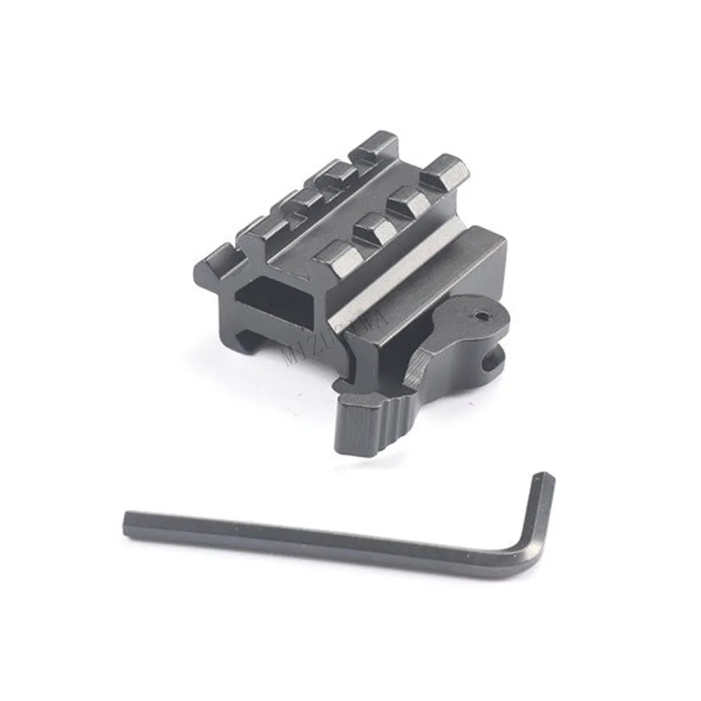 Тактический AR 15 Dual Rail 45 градусов 90 смещение Пикатинни Riser крепление с Quick Release