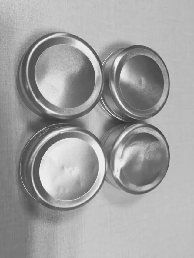 10 шт. алюминиевый металлический косметический многоразовый контейнер